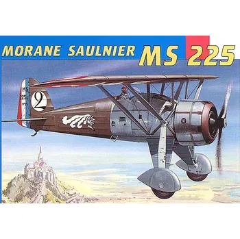 Plastikový model Morane saulnier MS 225 (Směr 1:72)