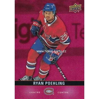 Karetní hra insert RC karta RYAN POEHLING 19-20 Tim Hortons Red Die-Cut číslo DC-26