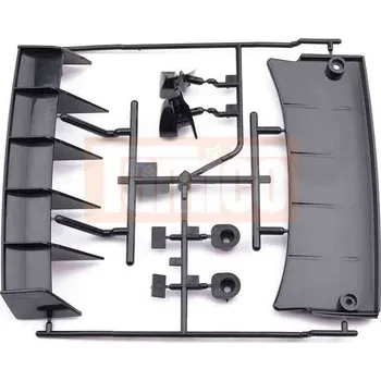 RC model Tamiya (19005763) zadní křídlo, zrcátka Subaru Impreza WRC 07