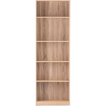 Knihovna HOMEDE Plix 60 x 23,6 x 182 cm dub