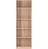 Knihovna HOMEDE Plix 60 x 23,6 x 182 cm dub
