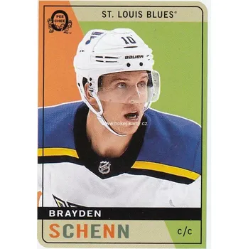 Sběratelská karetní hra paralel karta BRAYDEN SCHENN 17-18 OPC Update Retro číslo 602