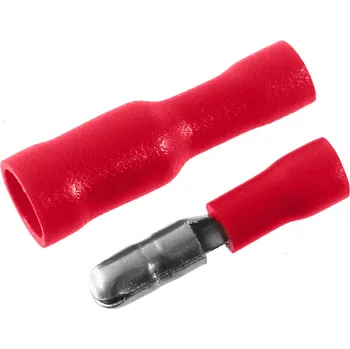 Síťový konektor Onpira Konektor BF-BF kruhový lisovací červený 4mm [50 párů]