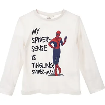 Chlapecké tričko SPIDER-MAN Bílé tričko z organické bavlny Velikost: 128