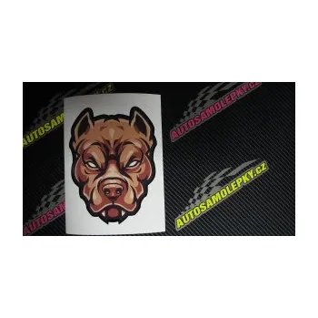 samolepka Barevný pes 001 s konturou (10 - červená) SAMOLEPKA NA AUTO, NÁLEPKA, FÓLIE, POLEP, TUNING, VLASTNÍ TEXT, TISK, AUTOSAMOLEPKY.cz, POLEPY, OBRÁZEK, LOGO, 3D STICKERS