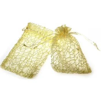 Svatební dekorace Big spider sáček stahovací 11cm x 16cm 10ks/bal 6-ŠAMPAŇ