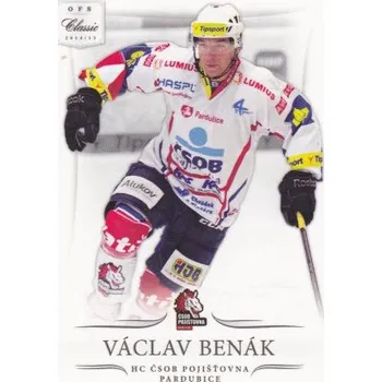 Sběratelská karetní hra řadová karta VÁCLAV BENÁK 14-15 OFS Classic Ser. 1 číslo 90