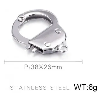 Přívěsek Pouta - 38x26mm - ocelový přívěsek