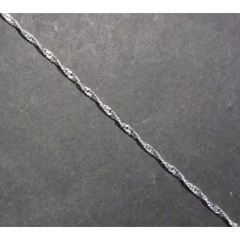 Řetízek Řetízek na nohu kroucený - 26 cm - tenký