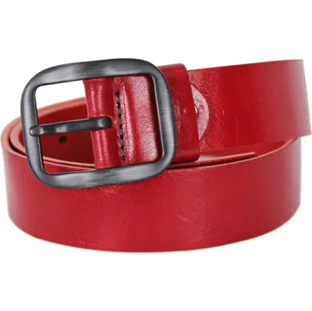 Opasek Black Hand Dámský kožený opasek Black Hand 2078-50 červený