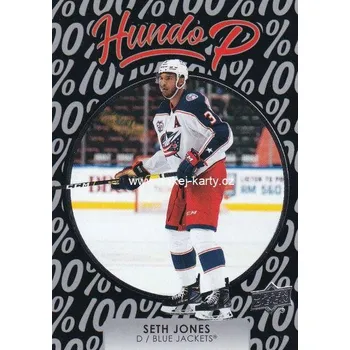 Karetní hra insert karta SETH JONES 21-22 UD Ser. 1 Hundo P číslo HP-21