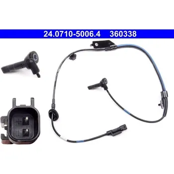 Přislušenství brzdového systému Snímač, počet otáček kol ATE 24.0710-5006.4