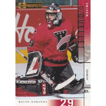 Sběratelská karetní hra insert karta MAXIME OUELLET 00-01 UD Prospects číslo 87