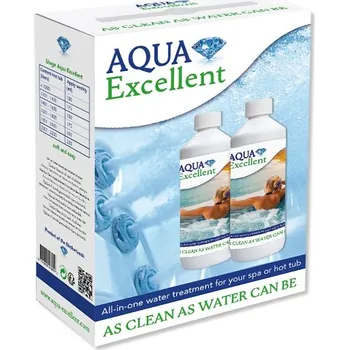Bazénová chemie Aqua Excellent - All in one water treatment 2 x 1 l v baleni
