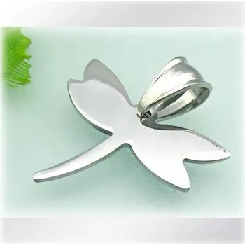 Přívěsek Silueta vážky - ocelový přívěsek