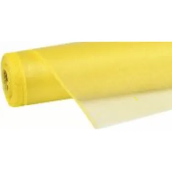 Organza, třpytivá, ŽLUTÁ, 12 cm, 9,1 metrů, 1 kus