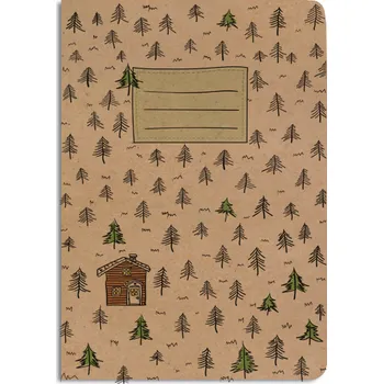 Sešit Sešit A5 linkovaný 524 26 listů kraft Chata 309062