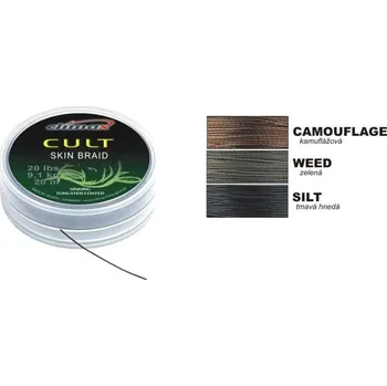 CLIMAX - Šňůra Cult Skin Braid Camou Brown 20 lbs 15 m