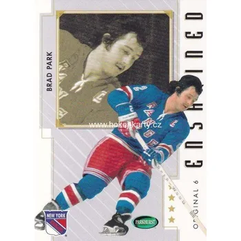 Karetní hra insert karta BRAD PARK 03-04 Parkhurst Original 6 Enshrined číslo 81