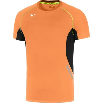 Pánské tričko Pánské sportovní tričko Mizuno Premium JPN Tee/Orange Clown Fish/Black Velikost: L