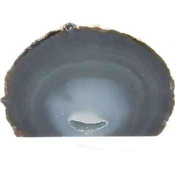 Přírodní kámen Achátová geoda s dutinou z Brazílie 552g