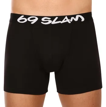 Boxerky Pánské boxerky 69SLAM fit bamboo plain (MBVPLN-BK) L MBVPLN-BK Možnost vrácení zboží ZDARMA do 120 dnů!
