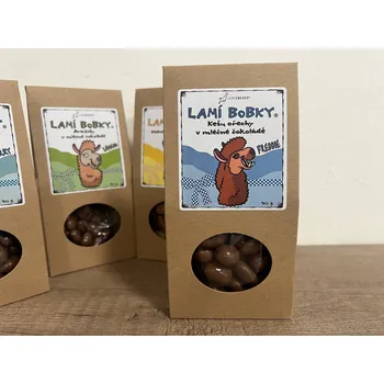 Lamí bobky - Kešu ořechy v mléčné čokoládě 90 g - FREDDIE