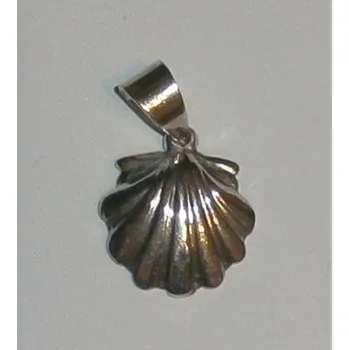 Přívěsek Mušle - varianta 2 - stříbrný přívěsek