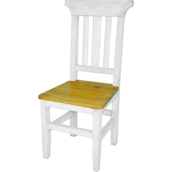 Jídelní stůl Rustikální židle WHITE HOME SIL04 Barevné provedení: Bílý vosk K17 - hnědý vosk K15