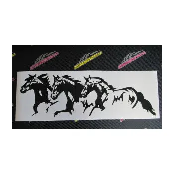 Samolepící dekorace SAMOLEPKA Koníci 004 levá stádo (10 - červená) NA AUTO, NÁLEPKA, FÓLIE, POLEP, TUNING, VLASTNÍ TEXT, TISK, AUTOSAMOLEPKY.cz, POLEPY, OBRÁZEK, LOGO, SAMOLEPKY