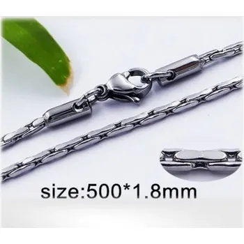 Řetízek Ocelový náhrdelník - 50cm a šířka 1,8mm