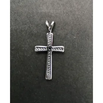 Přívěsek Křížek stříbrný - přívěsek - varianta 5