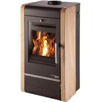 Krbová kamna HAAS + SOHN Rukov, s.r.o. HAAS+SOHN AVESTA II s výměníkem černá/Woodstone Prestige