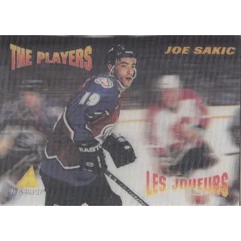 Karetní hra insert karta JOE SAKIC 95-96 Pinnacle The Players Checklist