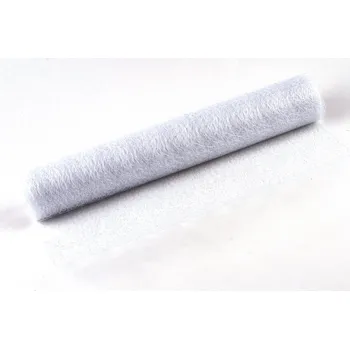 Stuha Dekorativní tkanina Fibre 39cm x 9,1m BÍLÁ