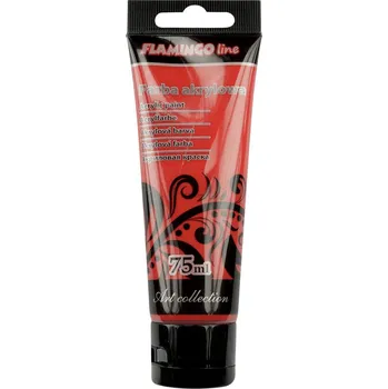 Výtvarná barva Akrylová barva, ČERVENÁ, 75ml, 1 kus