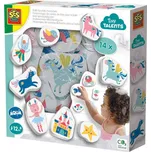 SES CREATIVE Baby vodolepky pěnové pohádkové postavy set 14ks v krabici