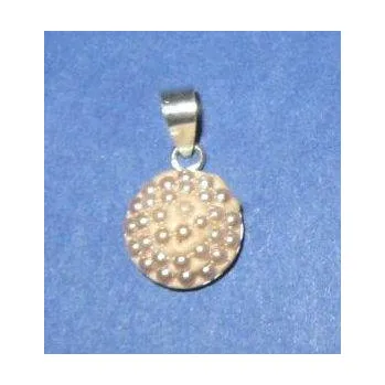 Přívěsek Malá kulička s fialovými body (ježek) - stříbrný přívěsek