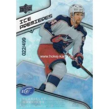 Karetní hra insert RC karta VLADISLAV GAVRIKOV 19-20 UD Ice Premieres /499