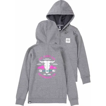 Pánská mikina 686 mikina - Rebel Zip Hoody Charcoal Heather (CHT) velikost: XS