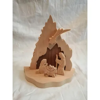 Betlém Ručně vyřezávaný betlém - varianta 14D11