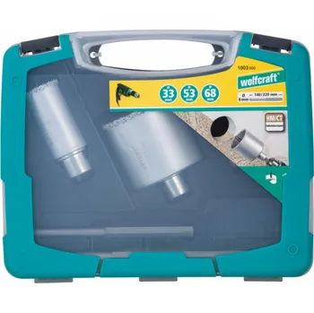 Příslušenství k vrtačce Wolfcraft Wolfcraft Sada HM děrovek 5-dílná 1003000