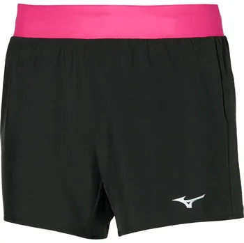 Dámské kraťasy Dámské sportovní šortky Mizuno Alpha 4.5 Short / Black/Pink Peacock Velikost: XL