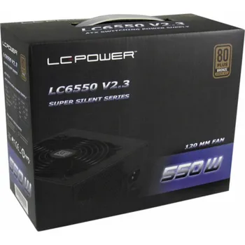 Počítačový zdroj LC Power LC6550 V2.3 120mm, 20/24 pin