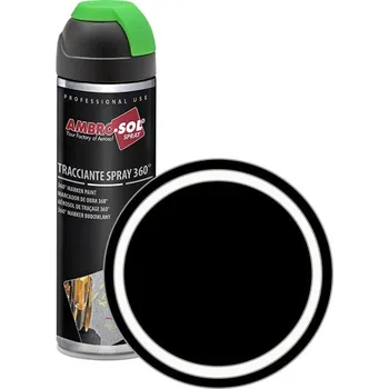 Barva ve spreji Značkovací barva ve spreji Ambro-Sol 360° MARKER PAINT 500 ml Barva: černá