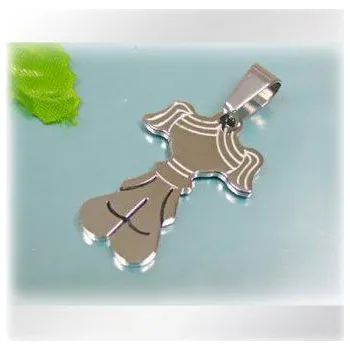 Přívěsek Silueta děvčete - oclový přívěsek