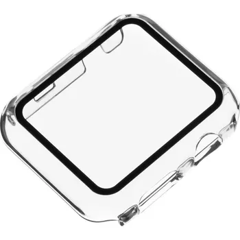 Příslušenství k chytrým hodinkám FIXED Pure ochranné pouzdro s temperovaným sklem pro Apple Watch 44 mm čiré
