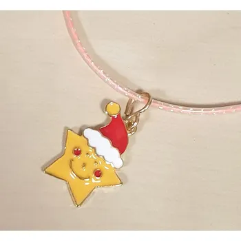 Náhrdelník Vánoční náhrdelník - hvězdička smalt