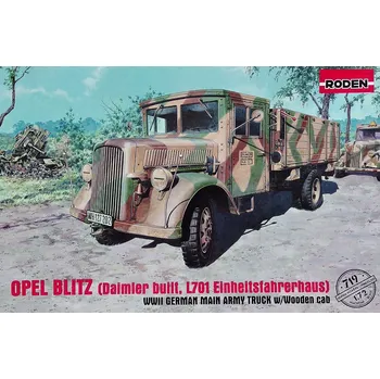 Plastikový model 1:72 Opel Blitz (Daimler, L701 Einheitsfahrerhaus)