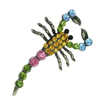 Brož Barevný štír - brož